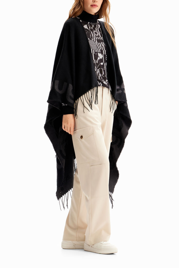 Poncho reversible logo | Desigual