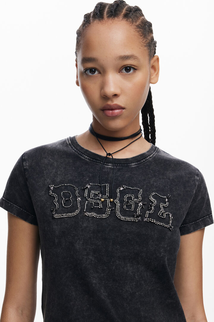 Chemise logo clous | Desigual
