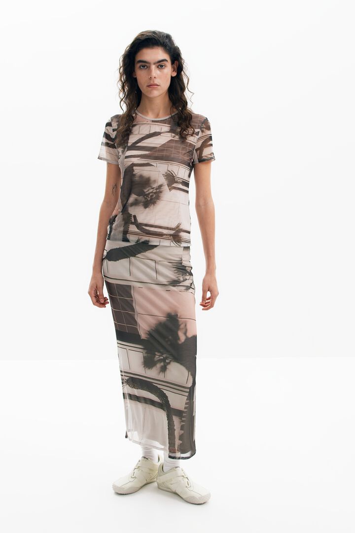Straight tulle skirt | Desigual