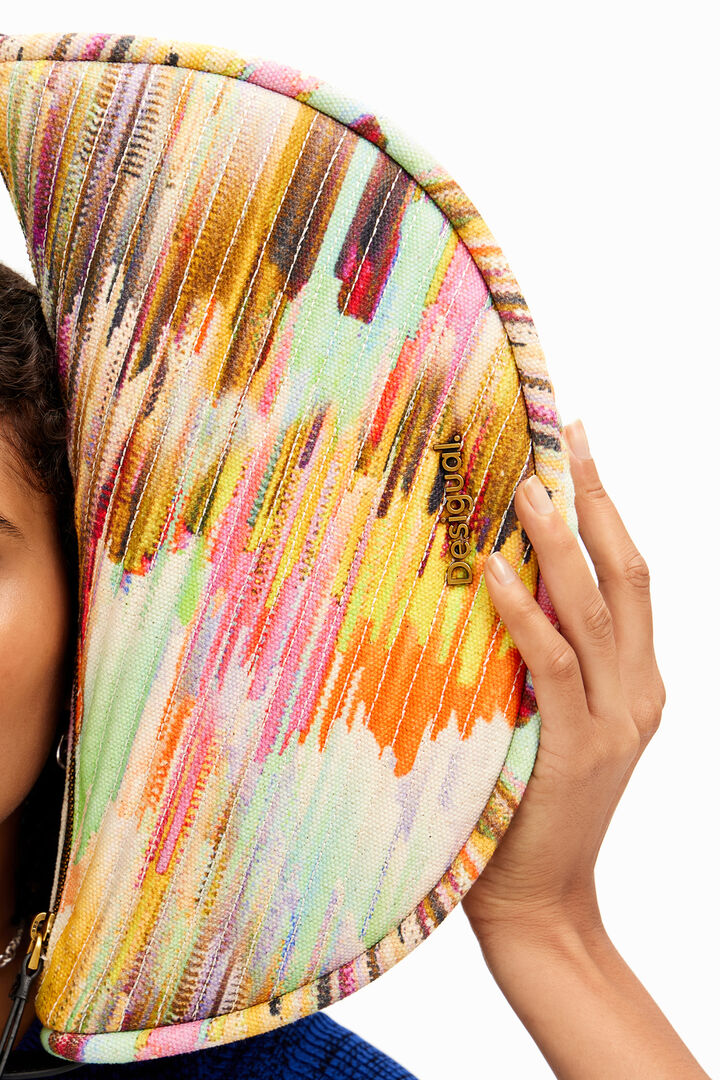 M multicolour canvas bag | Desigual