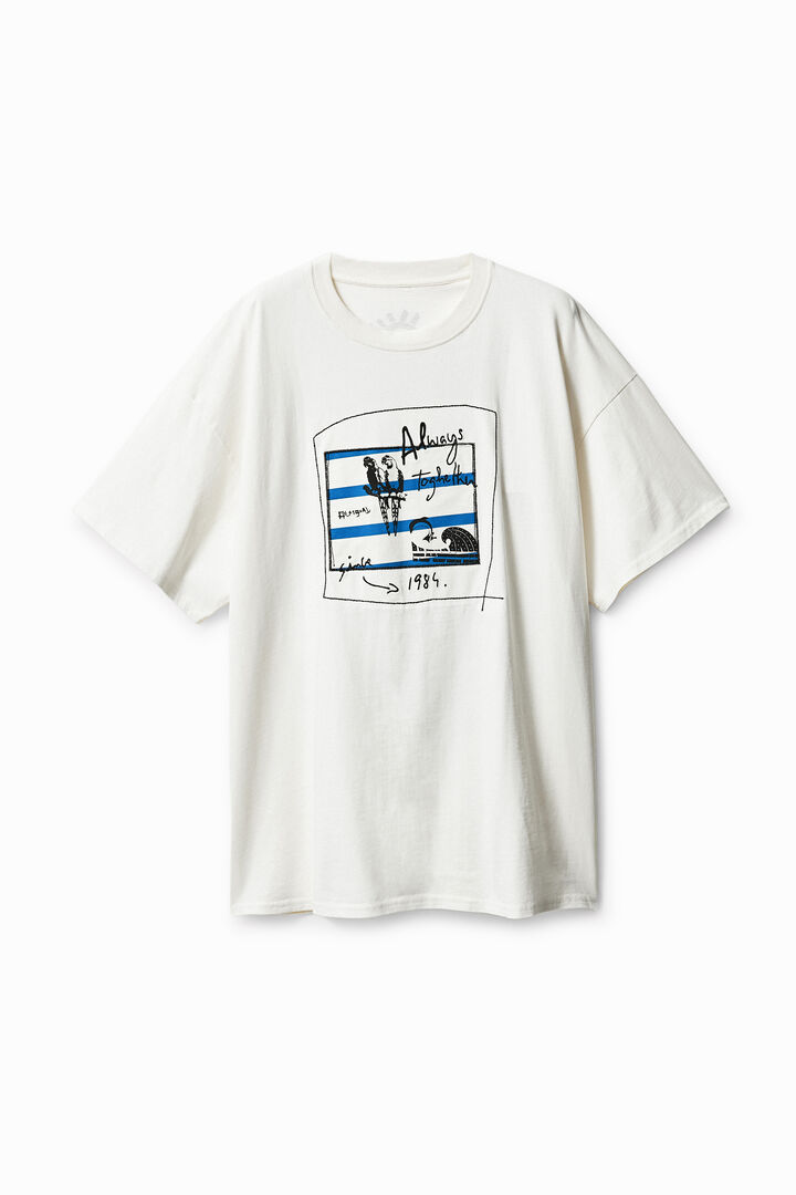 Short-sleeve patch T-shirt | Desigual