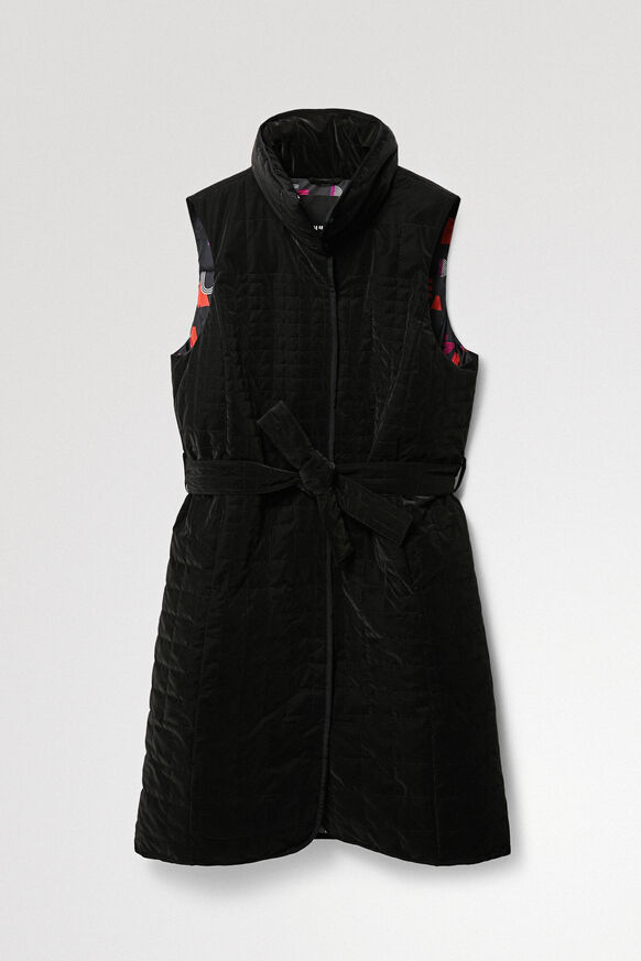 Long quilted gilet | Desigual