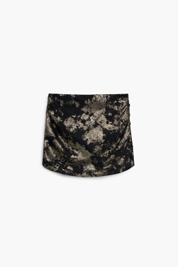 Draped short skirt | Desigual