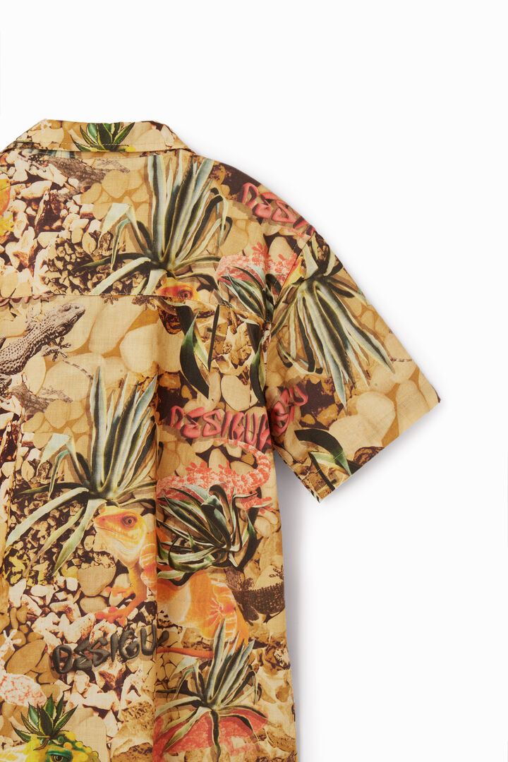 Camouflage resort shirt | Desigual