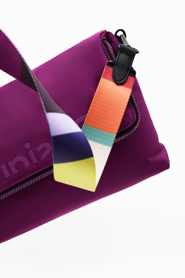 Large plain lightweight crossbody bag | Desigual