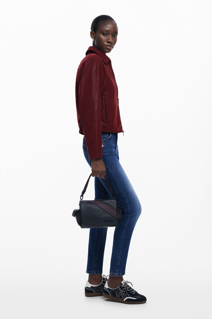 Medium bag with topstitching | Desigual