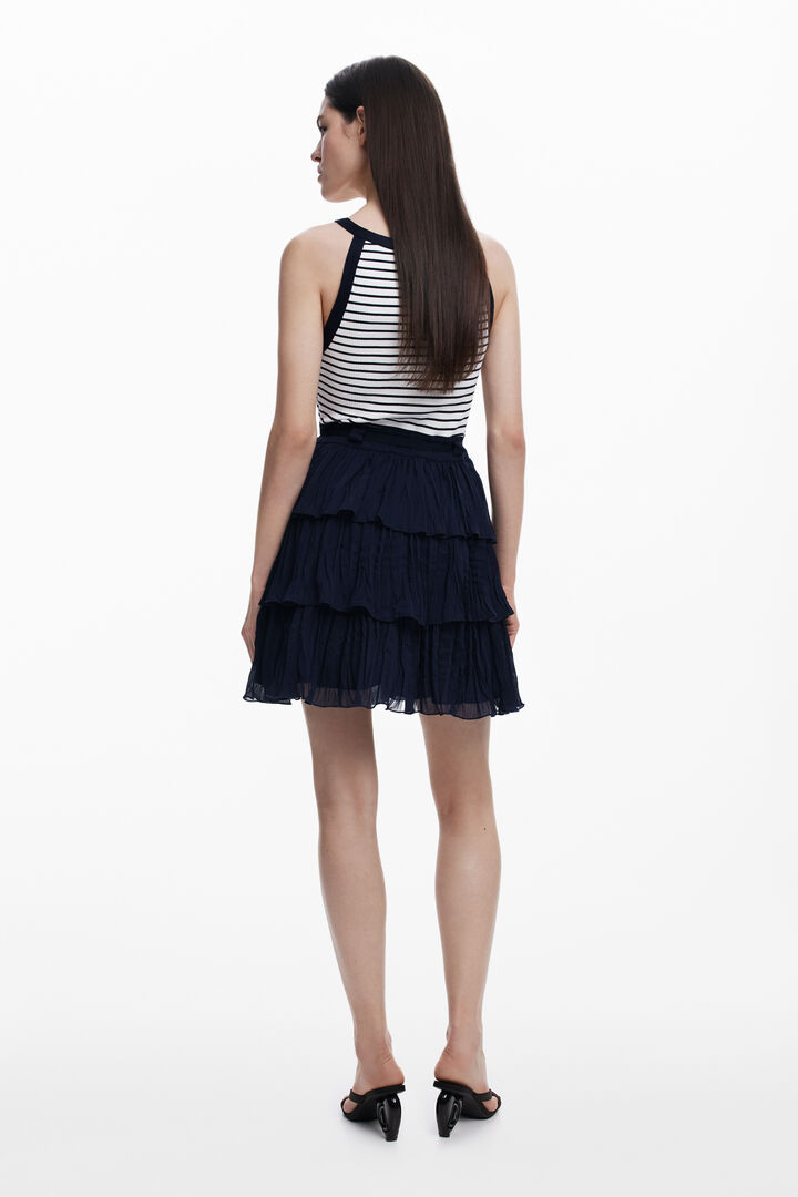 Dress with pleated skirt | Desigual