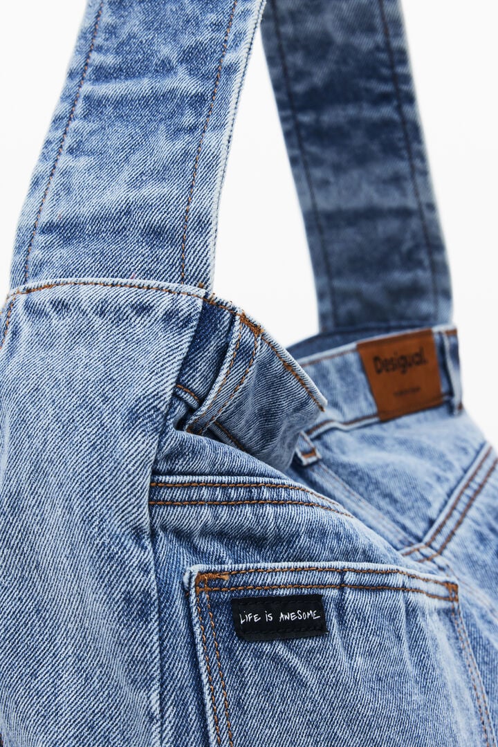 Large denim bag | Desigual