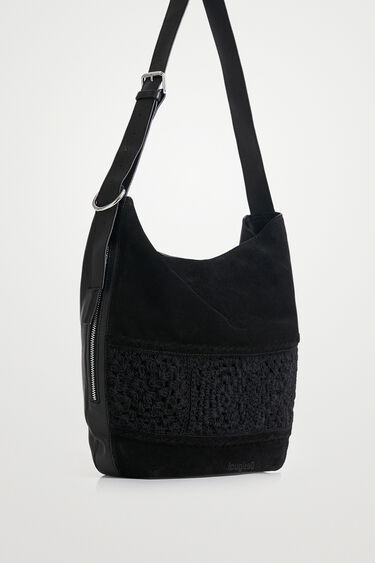 XL leather sling bag | Desigual