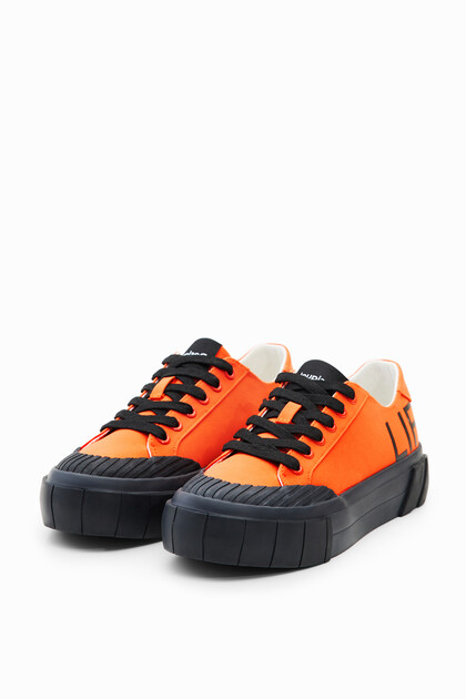 Life is Awesome platform sneakers