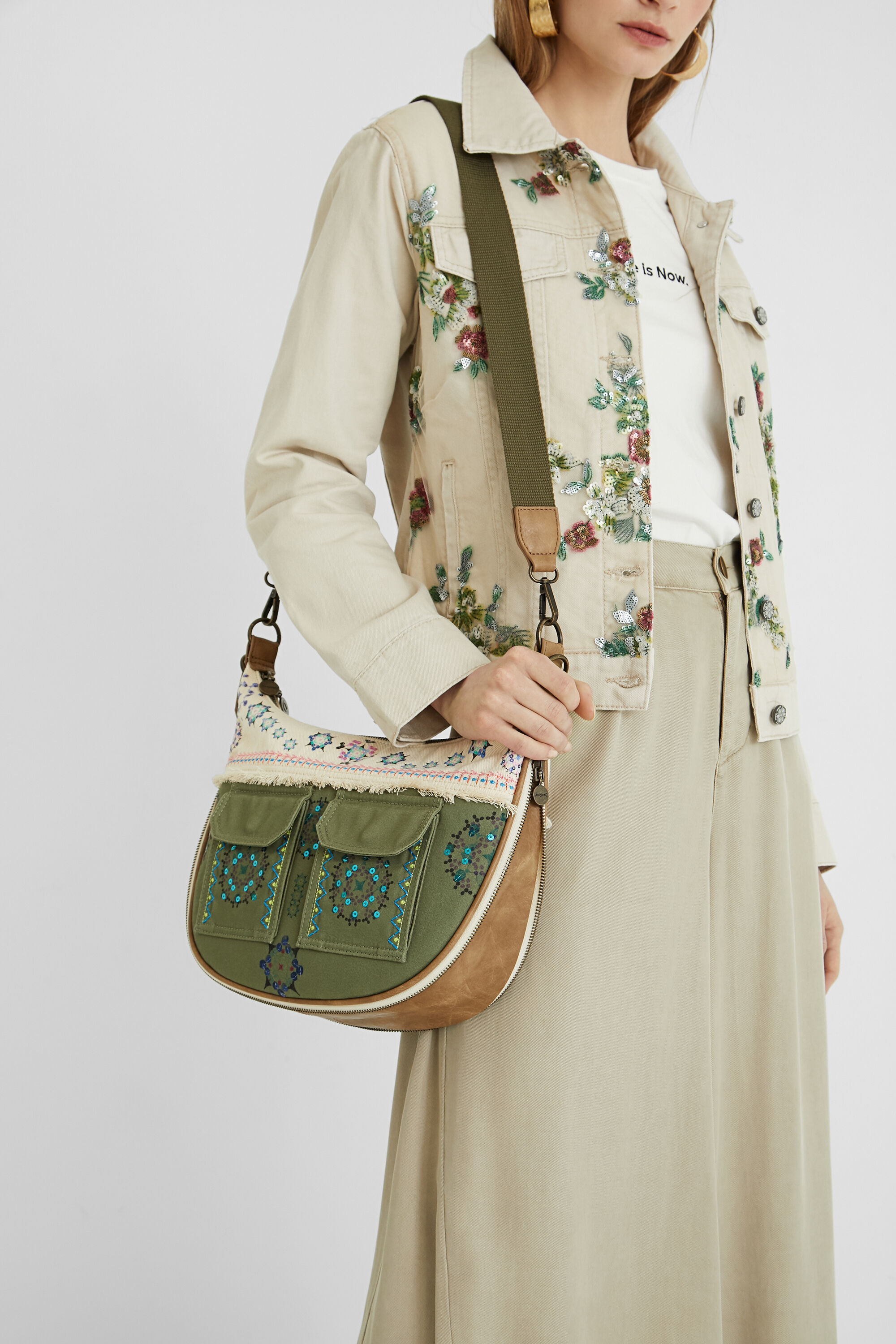 Sac desigual on sale demi lune