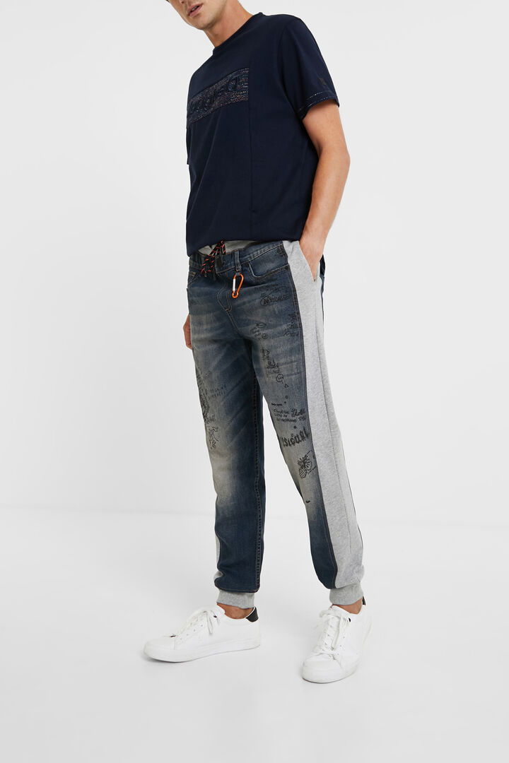 Jeans-Jogger Sweatstoff | Desigual