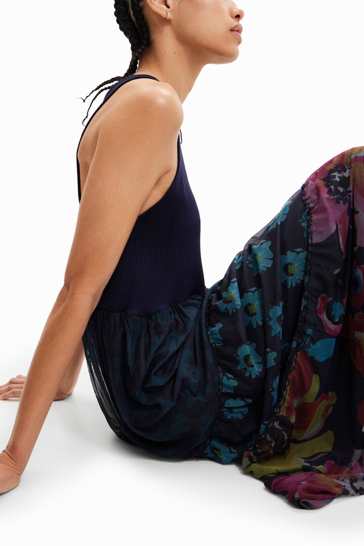 Langes Kleid Tüll | Desigual