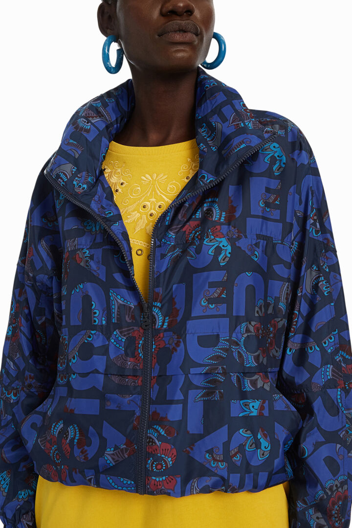 Lightweight logomania jacket | Desigual