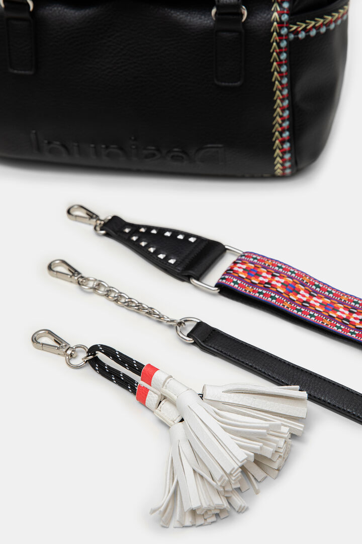 Bolso de mano asa cenefas | Desigual