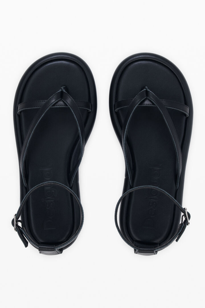 Ankle strap flat sandal | Desigual
