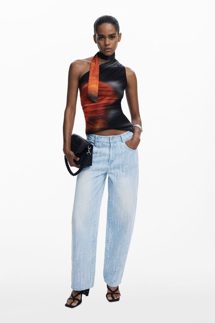 Knot neckline T-shirt | Desigual