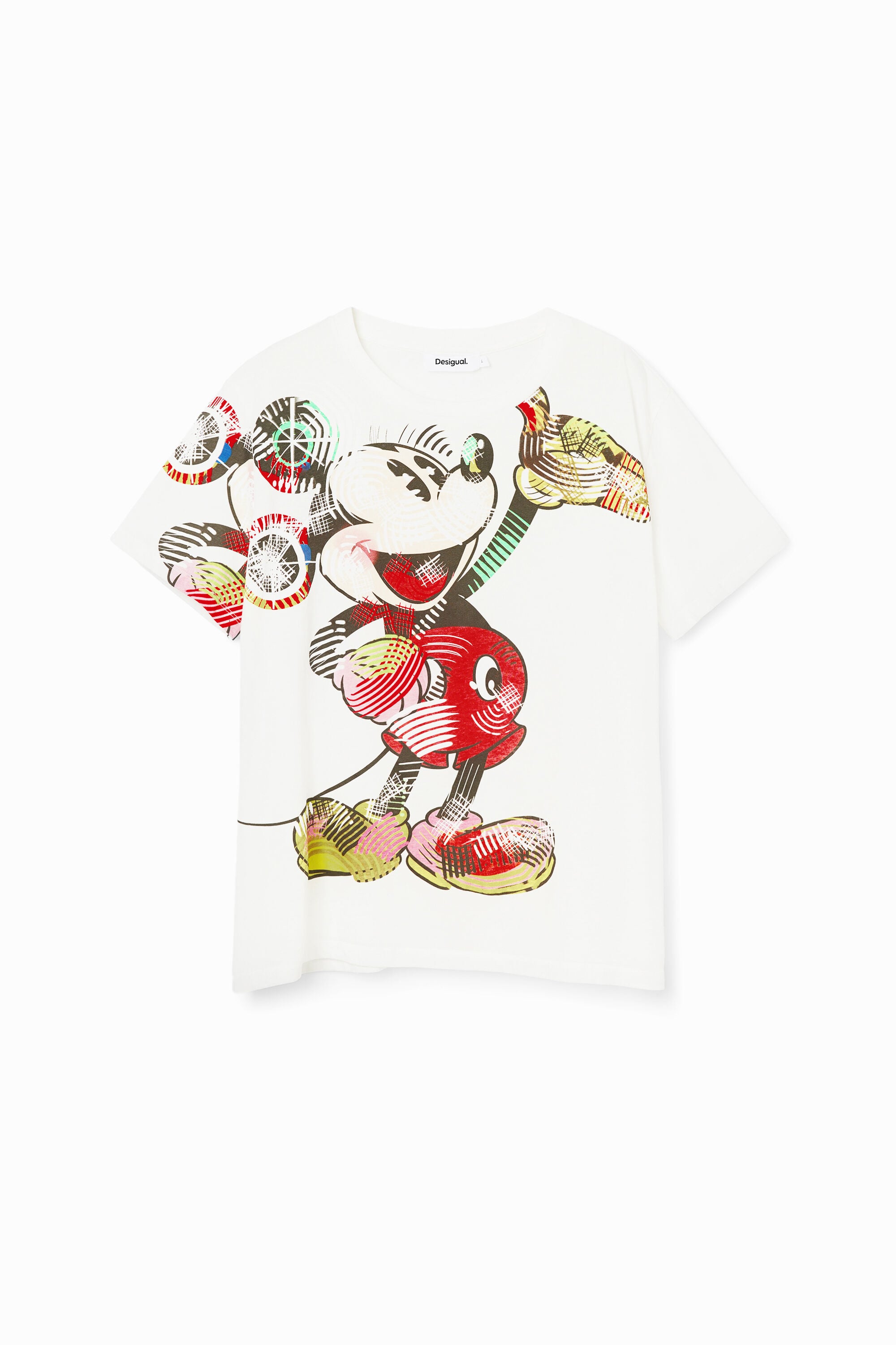 Camiseta arty Mickey Mouse - WHITE - S