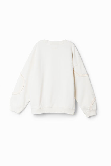 Sweater Plissee-Streifen | Desigual
