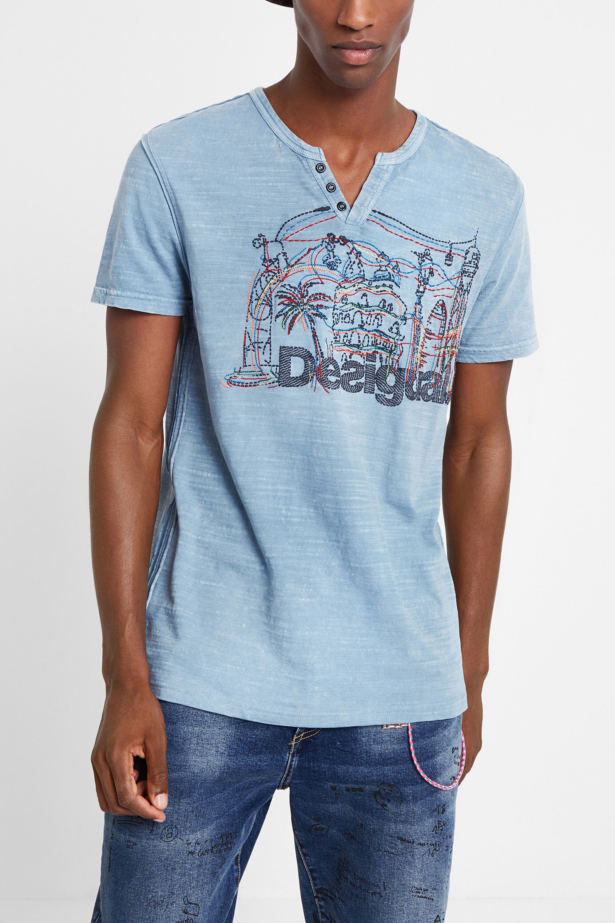 Desigual t shirt hotsell homme