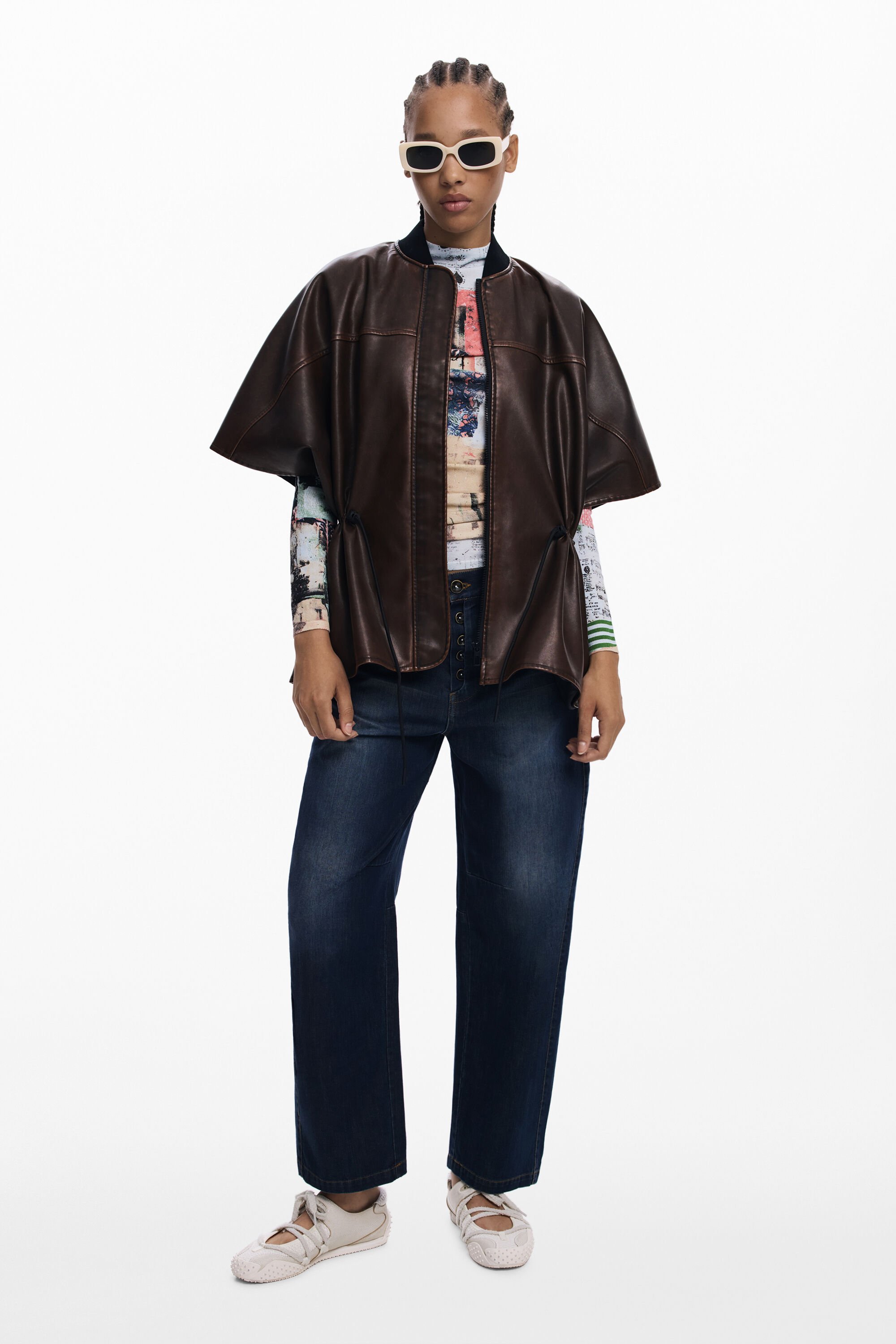 デシグアル　ポンチョ　新品 RICHMOND V.2 PU PUポンチョ（ポンチョ）｜Desigual（デシグアル