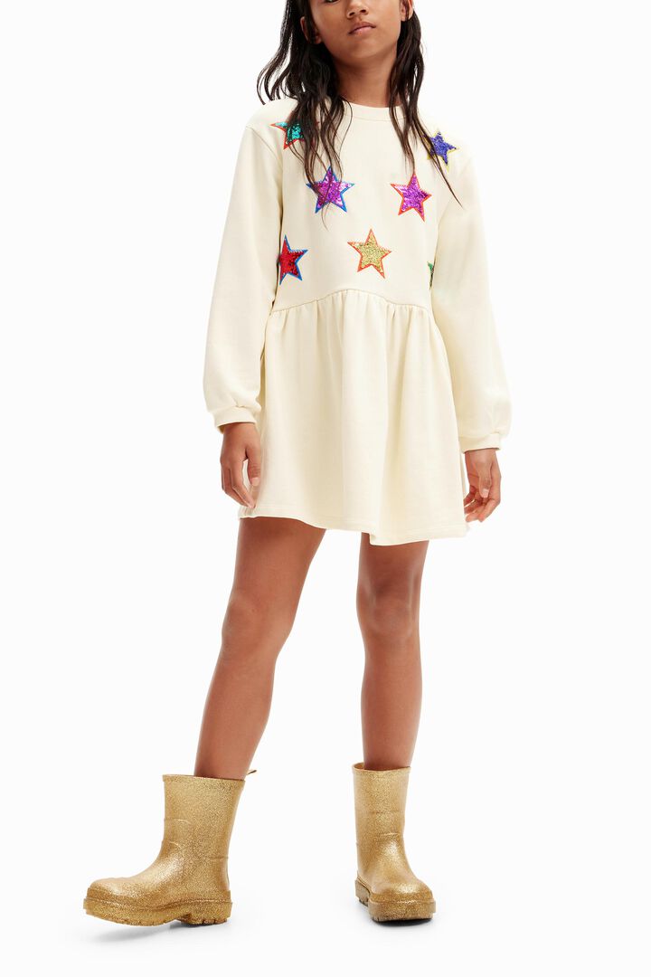 Star sweatshirt dress | Desigual