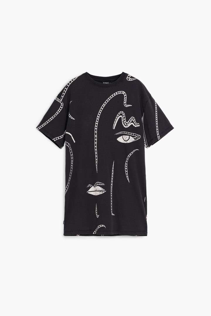 Illustrated dress