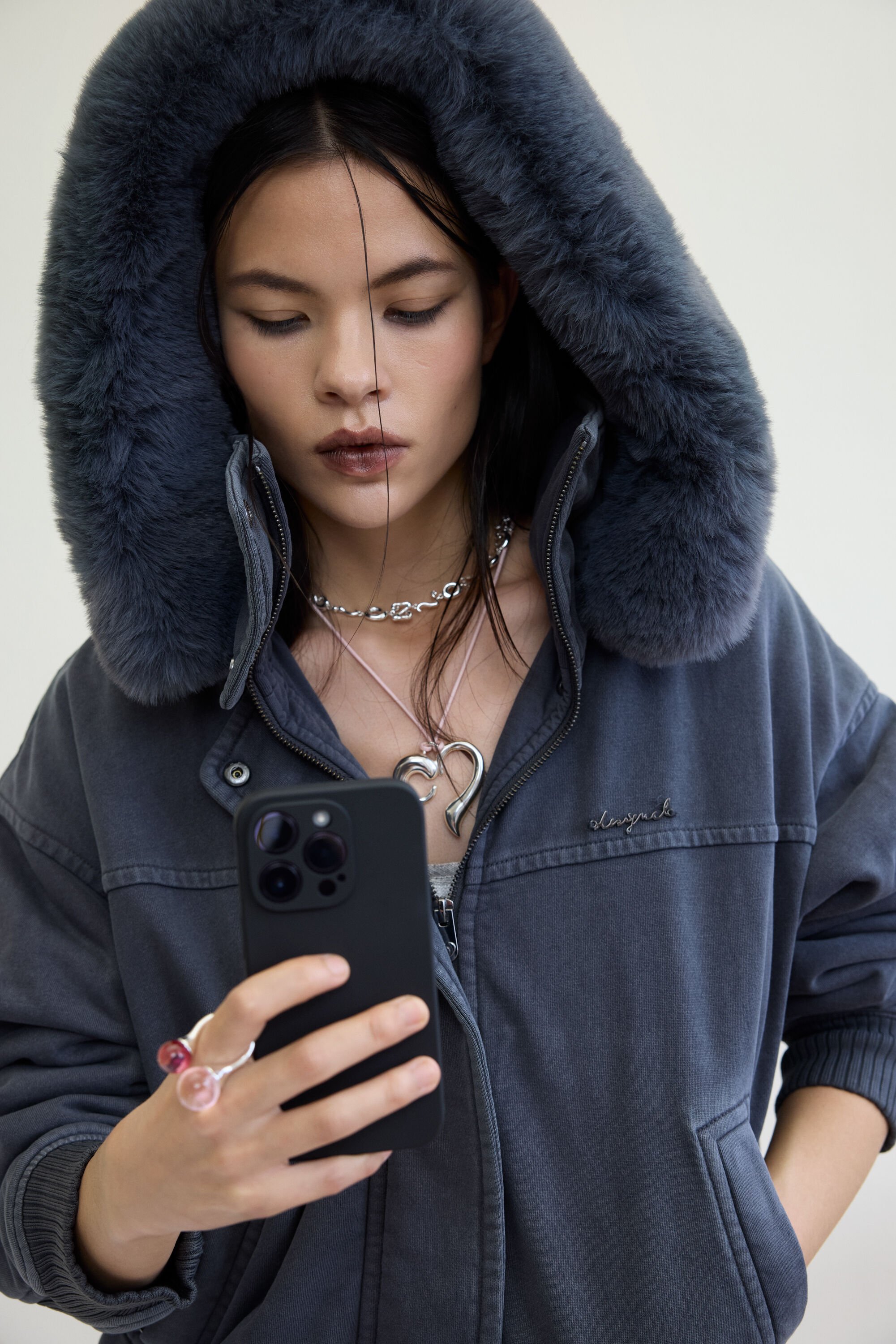 毛付きフードジャケット 女性用 I Desigual.com