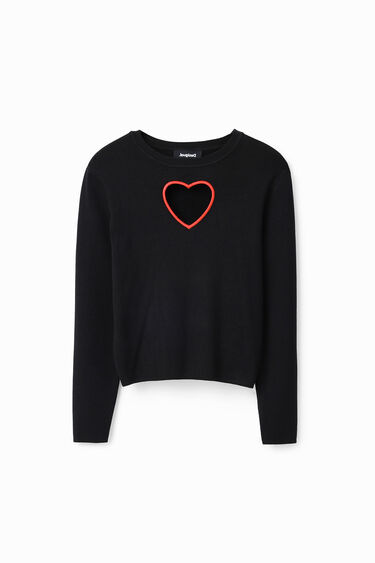 Maglia taglio cuore | Desigual