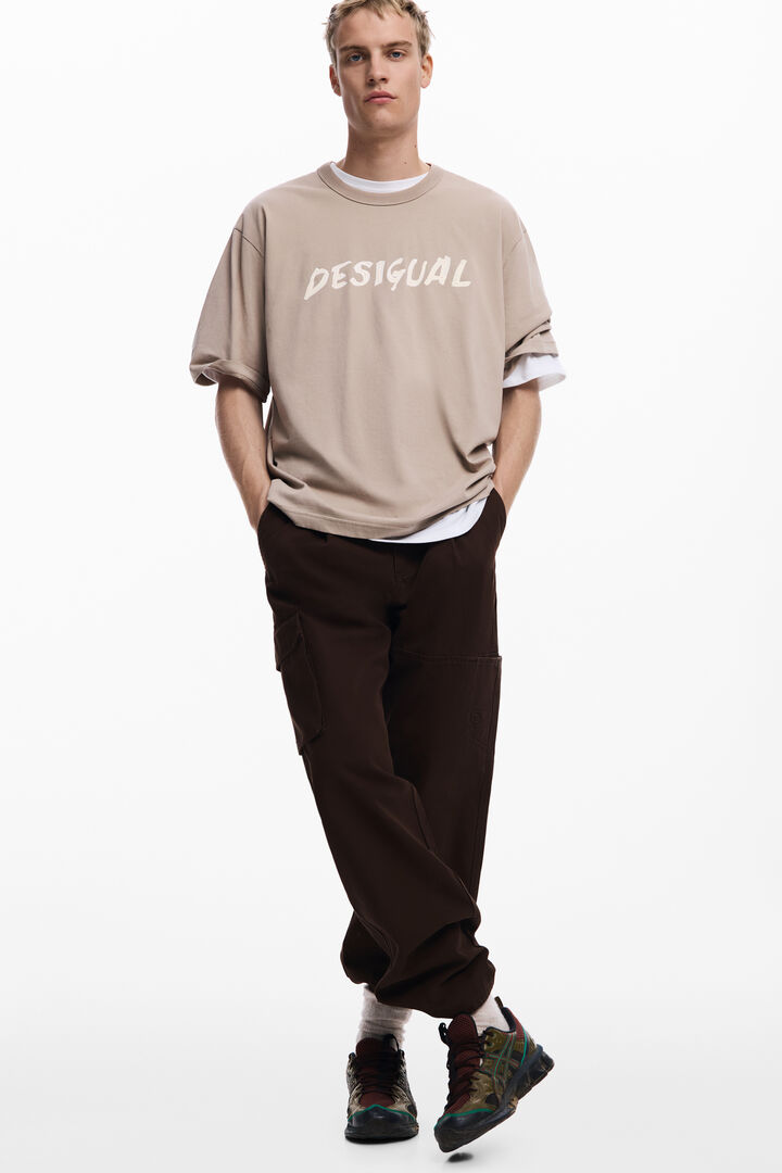 Pantalón largo parche | Desigual