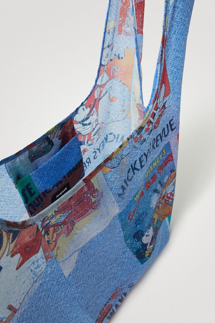 Borsa in denim con illustrazioni di fumetti | Desigual