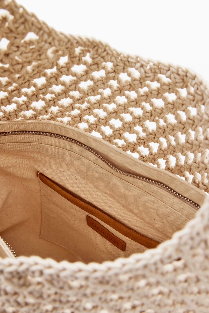 Medium woven stars bag | Desigual