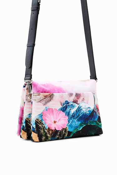 Sac à bandoulière moyen fantaisie | Desigual