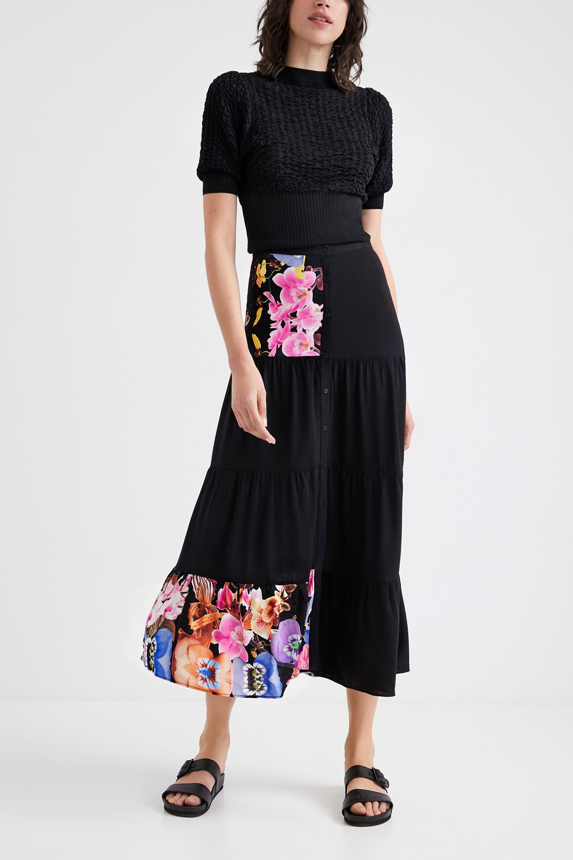 Desigual faldas largas store