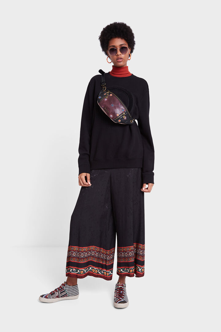 Bicolour synthetic leather bum bag | Desigual