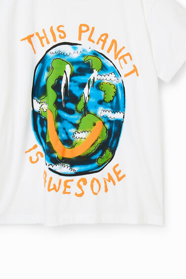 Camiseta oversize Planet | Desigual