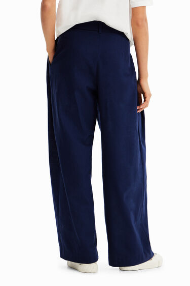 Pantalón Wide leg pinzas | Desigual