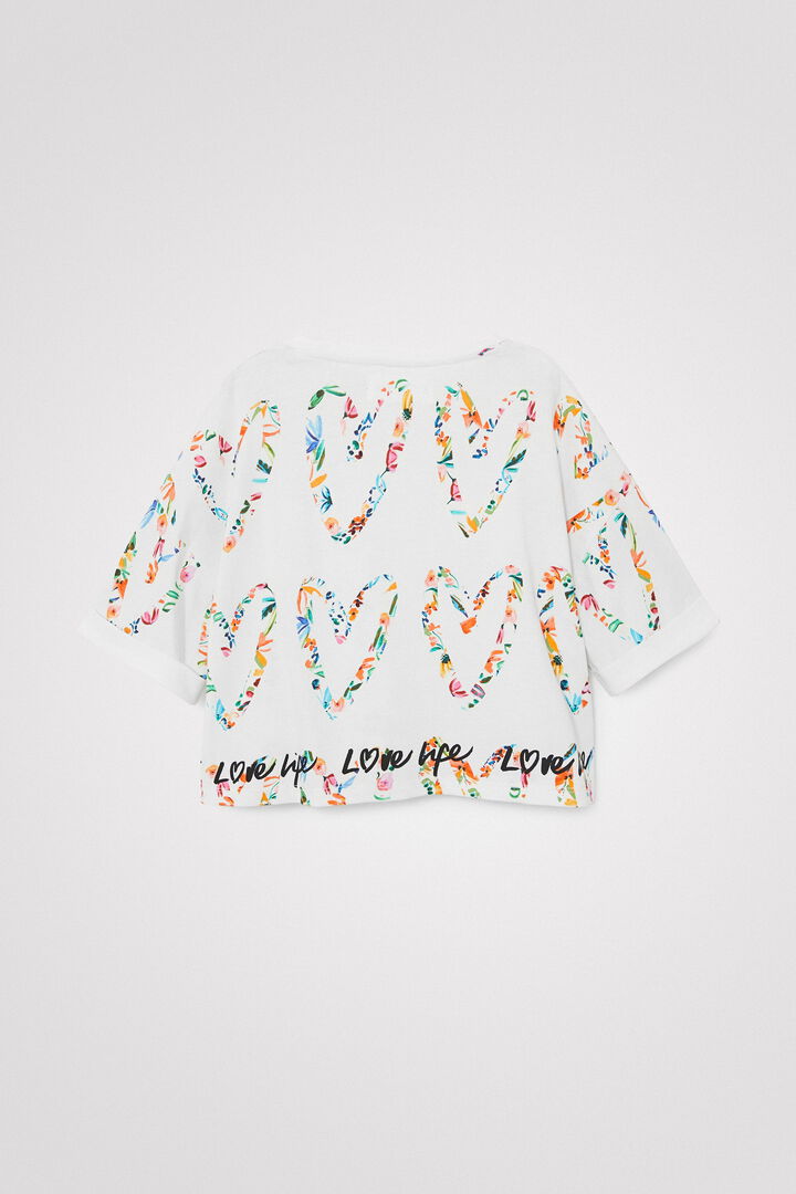 Camiseta corazones | Desigual