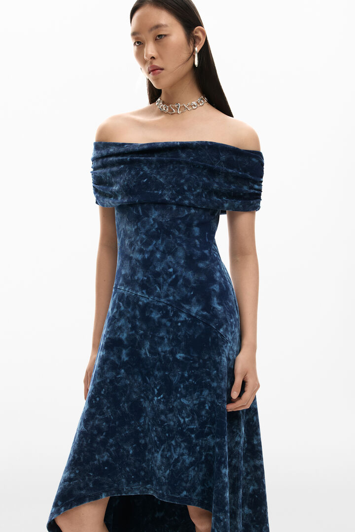 Vestido tie-dye asimétrico | Desigual