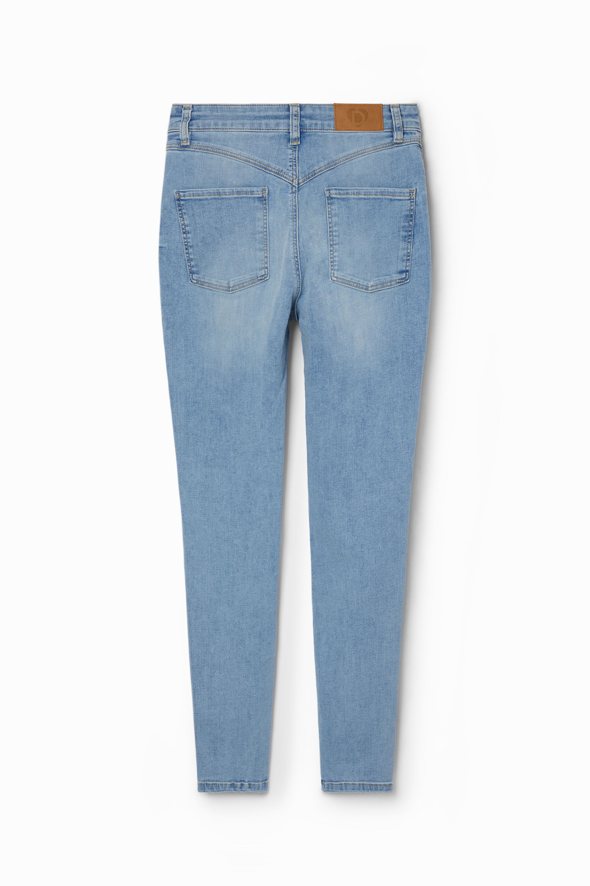 Shop Desigual Push-up Skinny Jeans In Blue