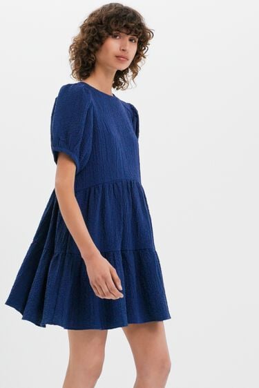 Korte jurk met textuur | Desigual