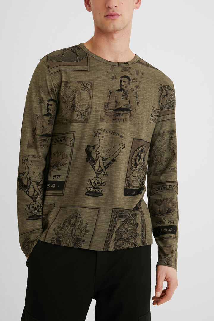Baumwoll-Shirt im Regular Fit | Desigual