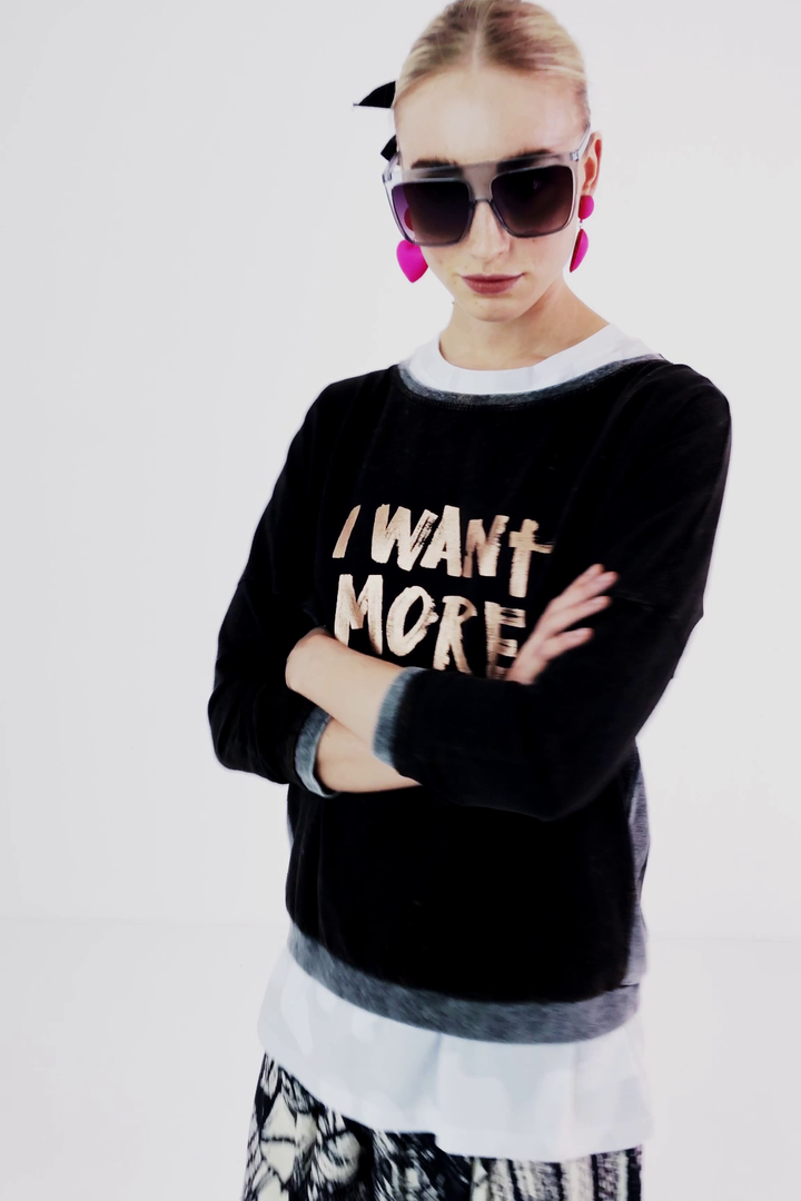 Love worn sweatshirt | Desigual