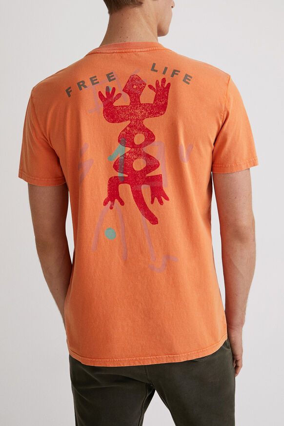 Camiseta manga corta tribal | Desigual