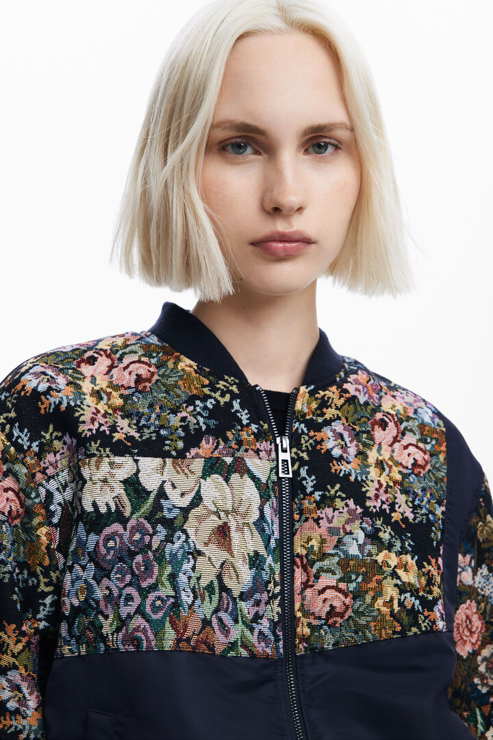 Chaqueta bomber estampada | Desigual