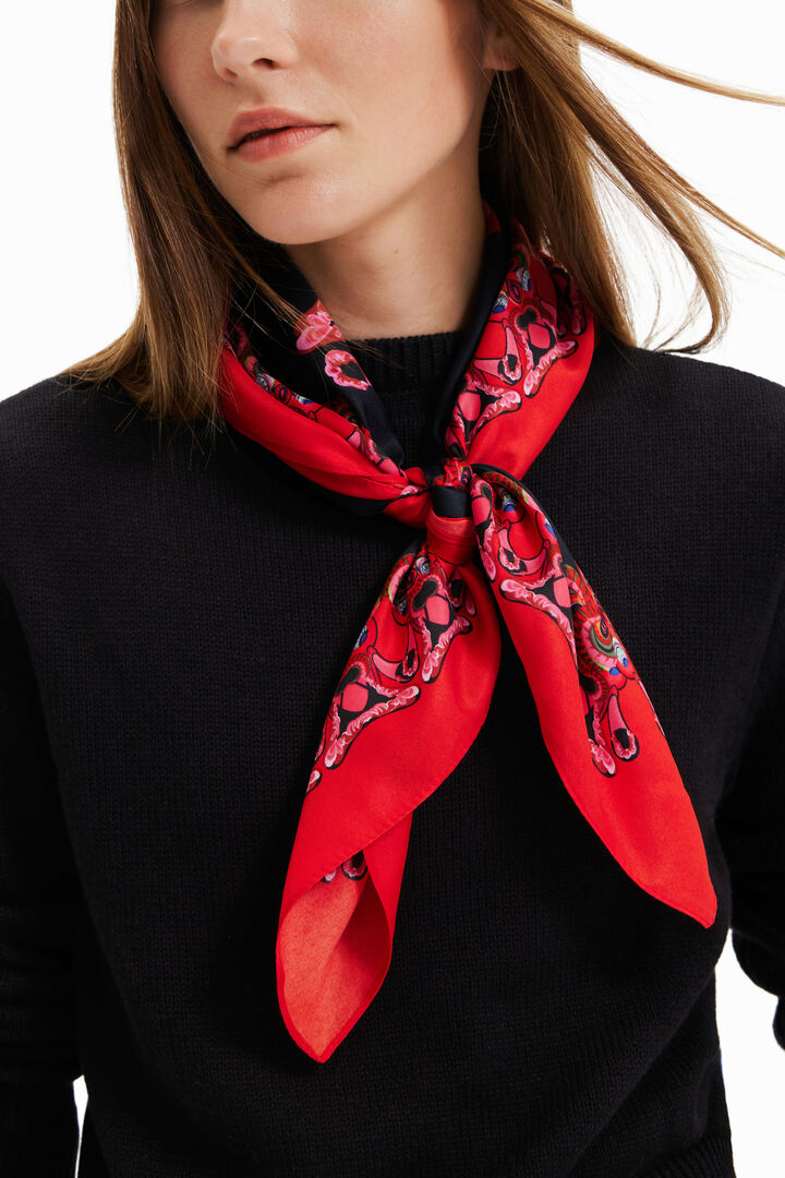 Foulard carré M. Christian Lacroix | Desigual