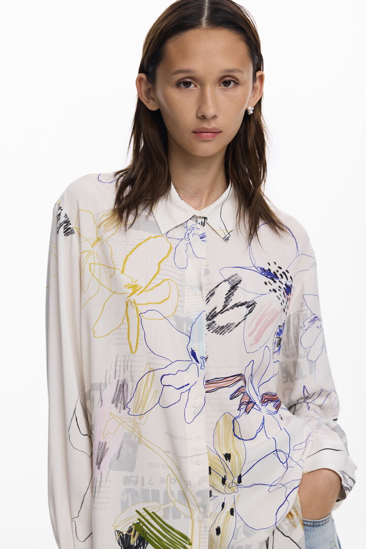 Camisa fluida collage | Desigual
