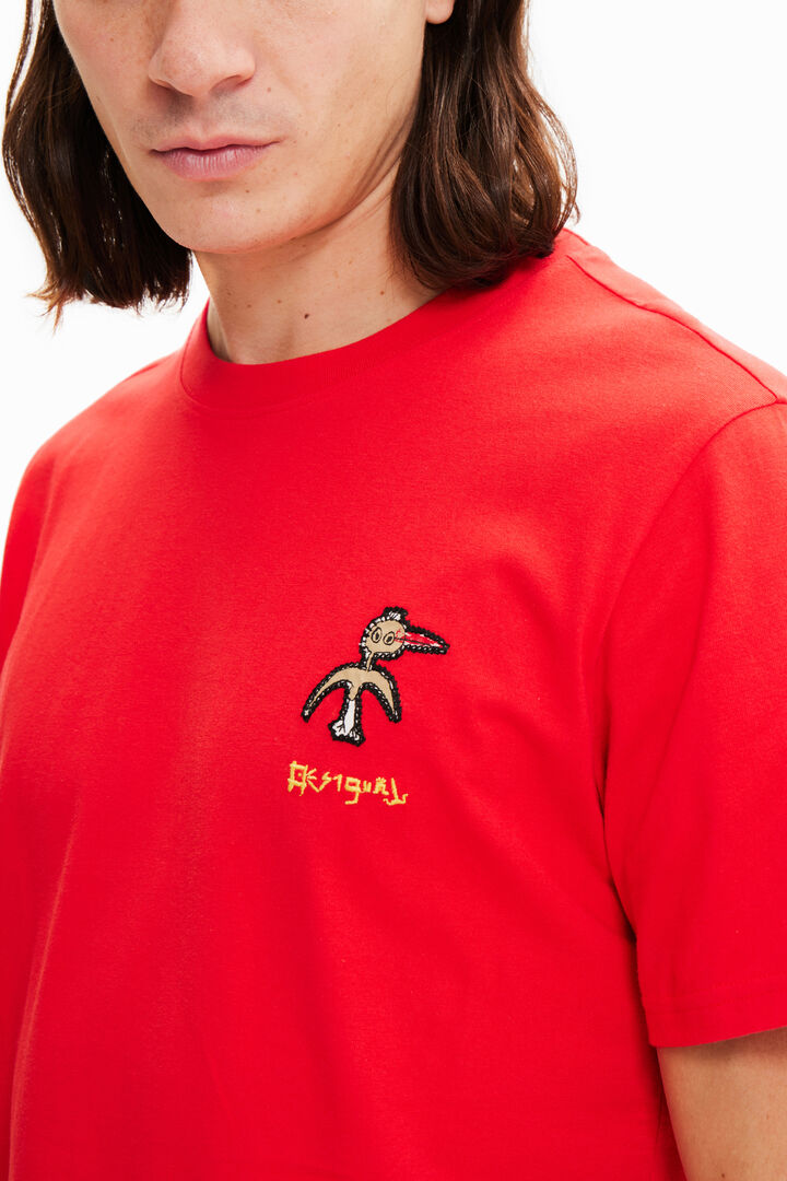 Short-sleeve bird T-shirt | Desigual