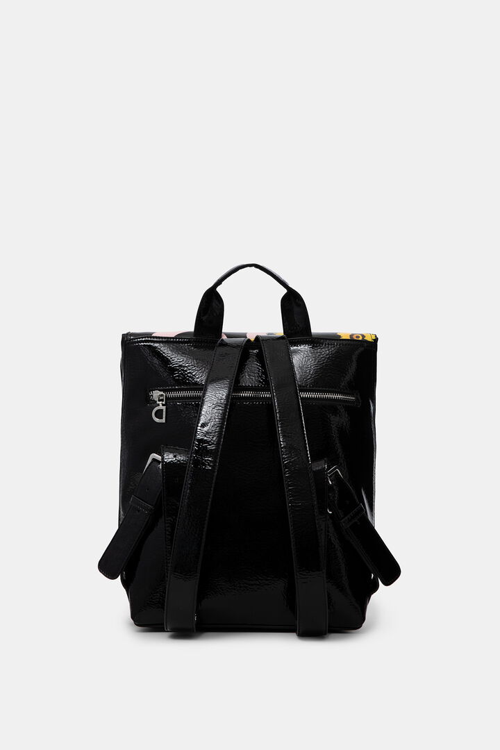 Sac à dos carré fleurs | Desigual