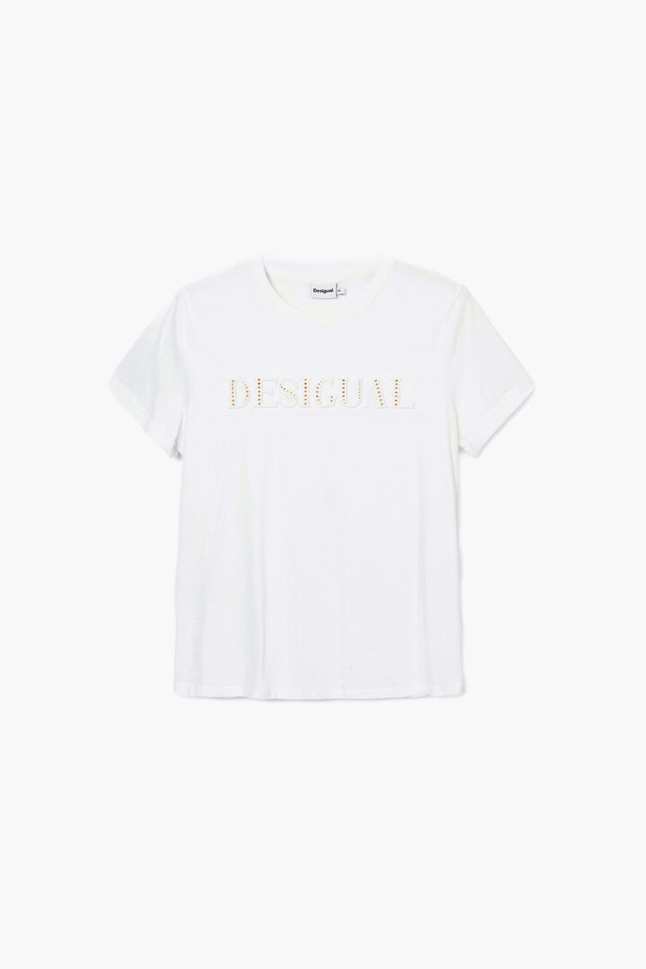 Camiseta logo tachuelas | Desigual